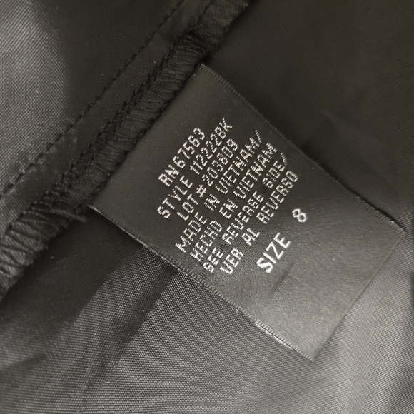 SL Fashions Black Fit And Flare Party Dress Size 8 - Picture 9 of 10